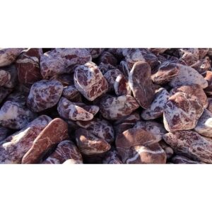 Marmura Rotunjita Bordeaux Sac 20 Kg 6-10 Cm